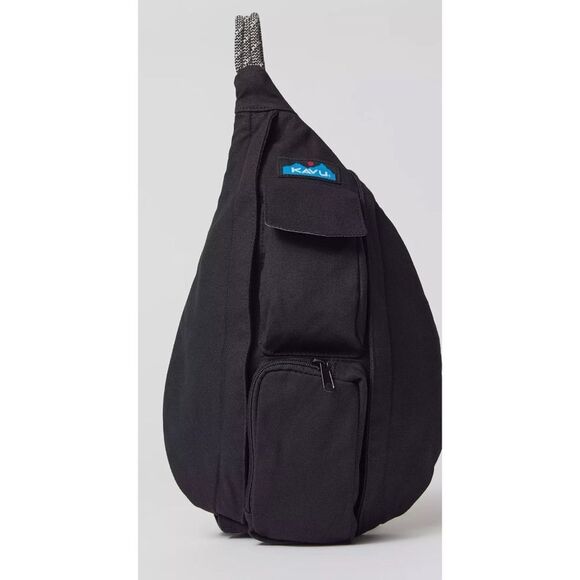 KAVU MINI ROPE SLING BAG in BLACK/ NWOT - Picture 2 of 6